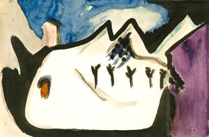 雪景色 作： Ernst Ludwig Kirchner